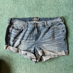 Torrid Jean shorts - barley worn